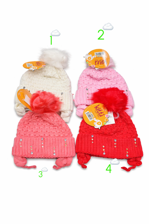 کلاه دخترانه بافت کیتی ترک